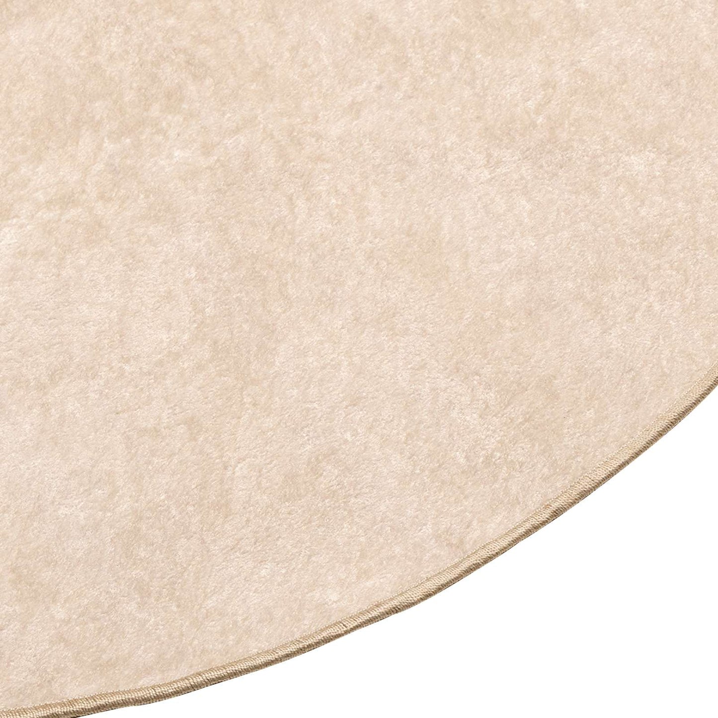 Runner Tappeto MARSA Crema 120 x 120 cm Poliestere e PVC