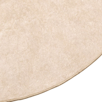 Runner Tappeto MARSA Crema 120 x 120 cm Poliestere e PVC