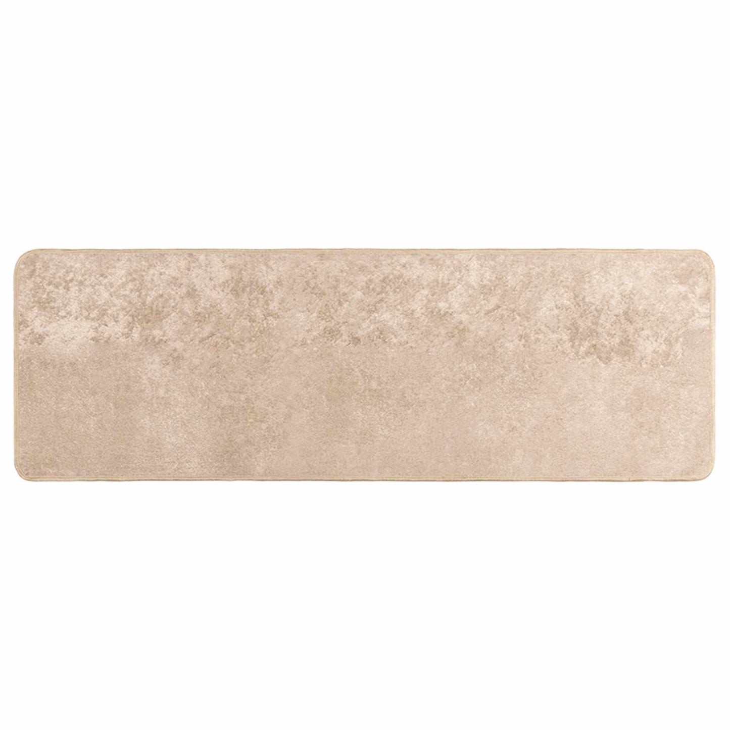 Runner Tappeto MARSA Beige 50 x 150 cm Poliestere e PVC | homemem39
