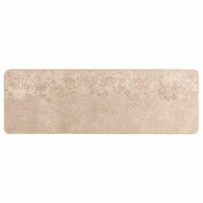 Runner Tappeto MARSA Beige 50 x 150 cm Poliestere e PVC | homemem39