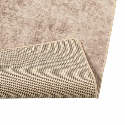Runner Tappeto MARSA Beige 50 x 400 cm Poliestere e PVC | homemem39