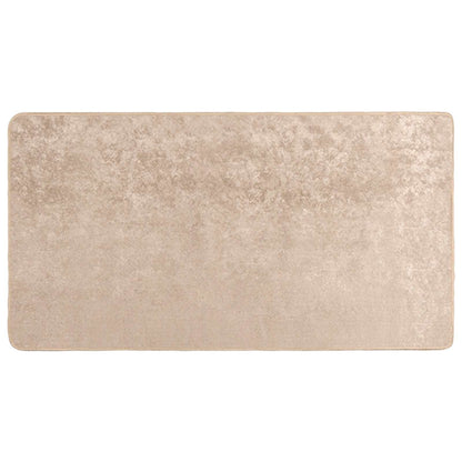 Runner Tappeto MARSA Beige 80 x 150 cm Poliestere e PVC