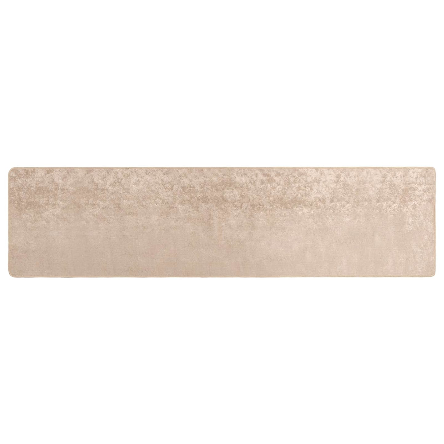 Runner Tappeto MARSA Beige 80 x 400 cm Poliestere e PVC