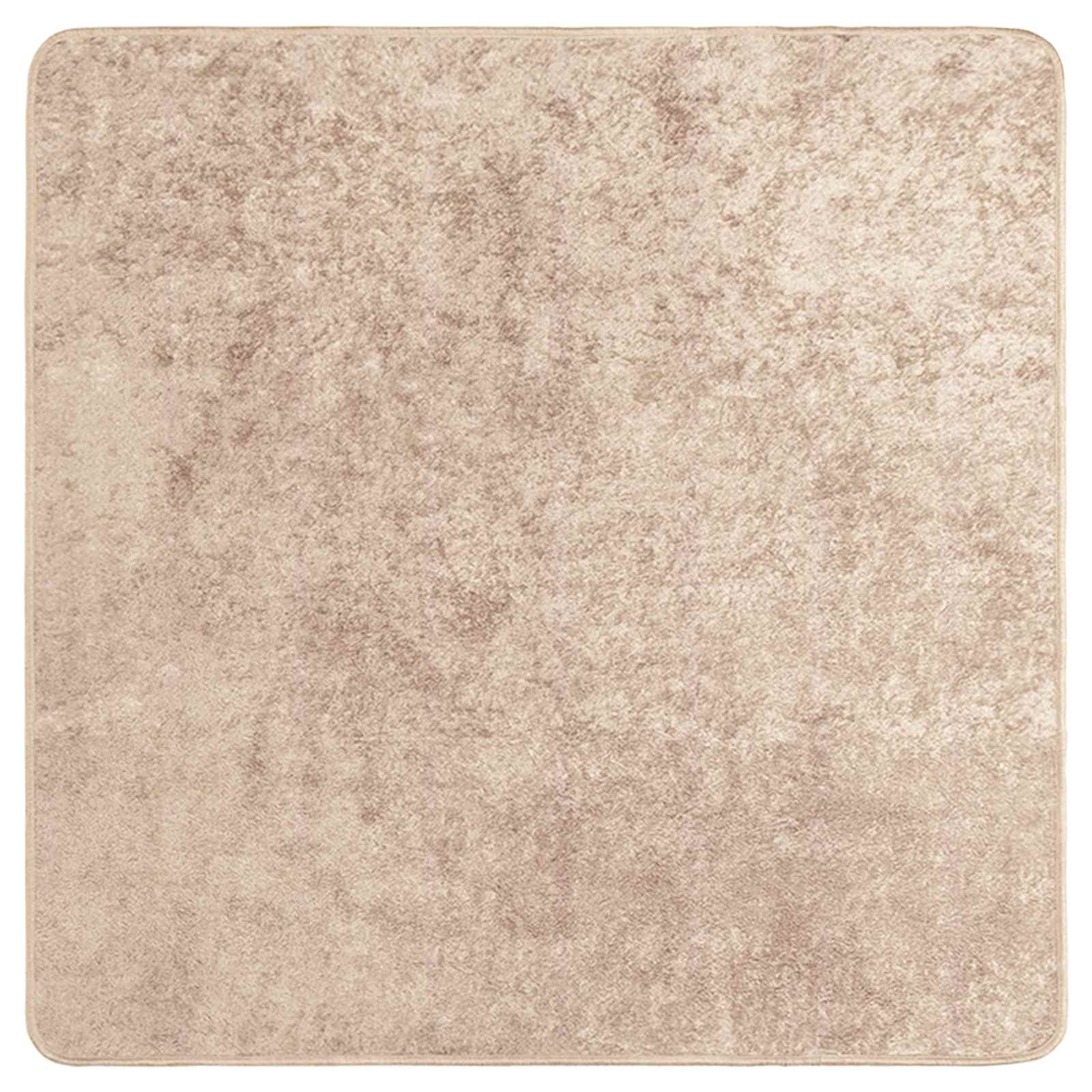Runner Tappeto MARSA Beige 100 x 100 cm Poliestere e PVC | homemem39