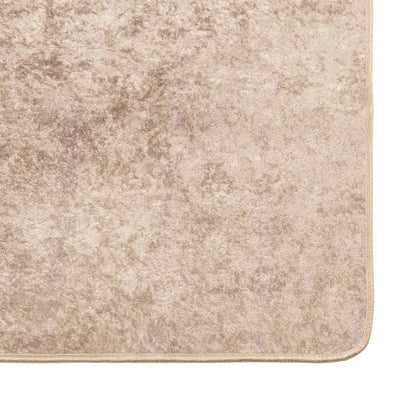 Runner Tappeto MARSA Beige 100 x 150 cm Poliestere e PVC | homemem39