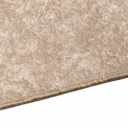 Runner Tappeto MARSA Beige 100 x 200 cm Poliestere e PVC | homemem39