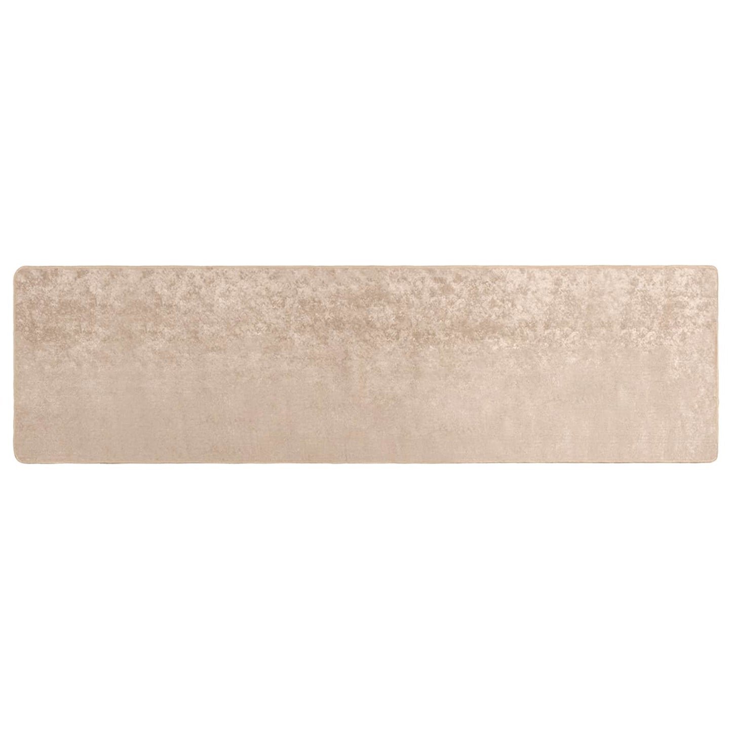 Runner Tappeto MARSA Beige 100 x 400 cm Poliestere e PVC | homemem39