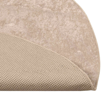 Runner Tappeto MARSA Beige 120 x 120 cm Poliestere e PVC | homemem39