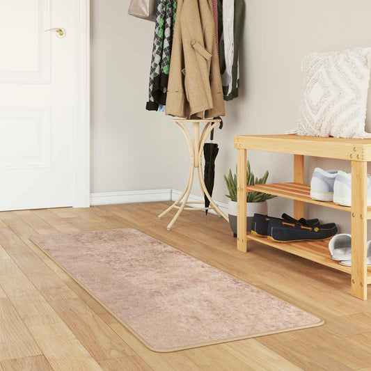 Runner Tappeto MARSA Sabbia 50 x 200 cm Poliestere e PVC | homemem39