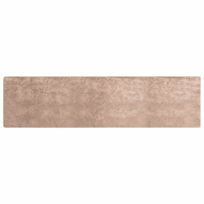 Runner Tappeto MARSA Sabbia 50 x 350 cm Poliestere e PVC | homemem39