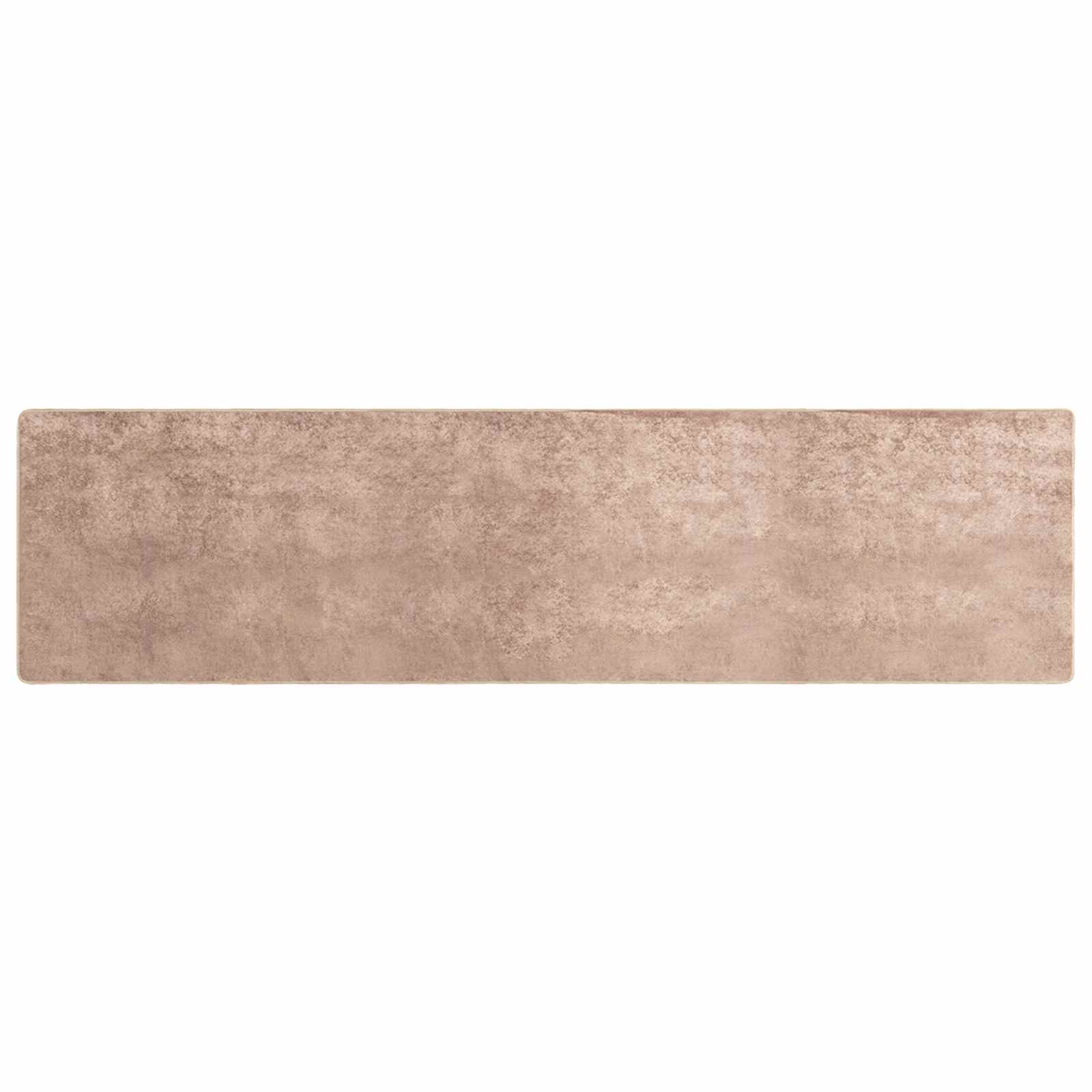 Runner Tappeto MARSA Sabbia 50 x 450 cm Poliestere e PVC | homemem39