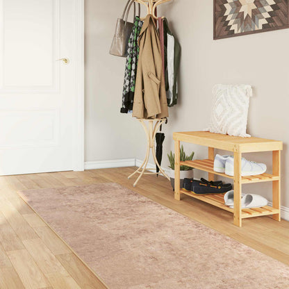 Runner Tappeto MARSA Sabbia 80 x 300 cm Poliestere e PVC | homemem39
