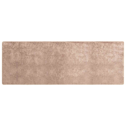 Runner Tappeto MARSA Sabbia 100 x 250 cm Poliestere e PVC | homemem39