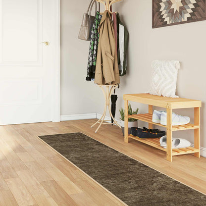 Runner Tappeto MARSA Verde Foresta 50 x 400 cm Poliestere e PVC | homemem39