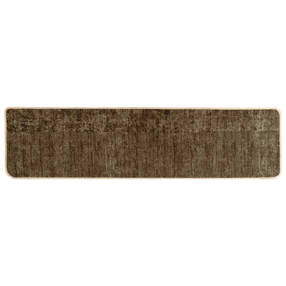 Runner Tappeto MARSA Verde Foresta 80 x 400 cm Poliestere e PVC | homemem39