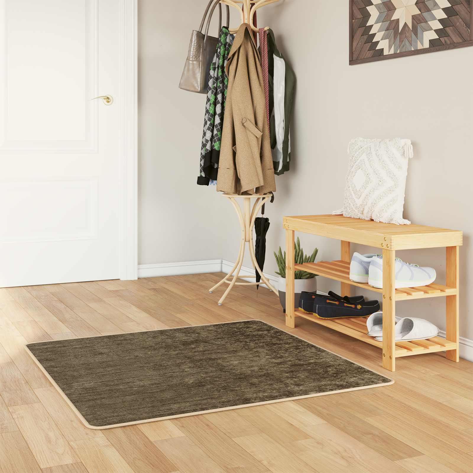 Runner Tappeto MARSA Verde Foresta 100 x 100 cm | homemem39