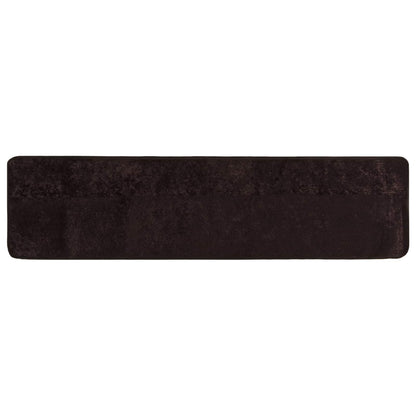 Runner Tappeto MARSA Antracite 50 x 300 cm Poliestere e PVC | homemem39