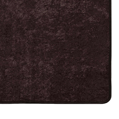 Runner Tappeto MARSA Antracite 50 x 400 cm Poliestere e PVC | homemem39