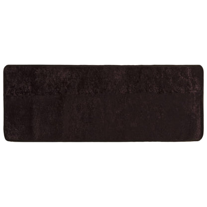 Runner Tappeto MARSA Antracite 80 x 200 cm Poliestere e PVC | homemem39