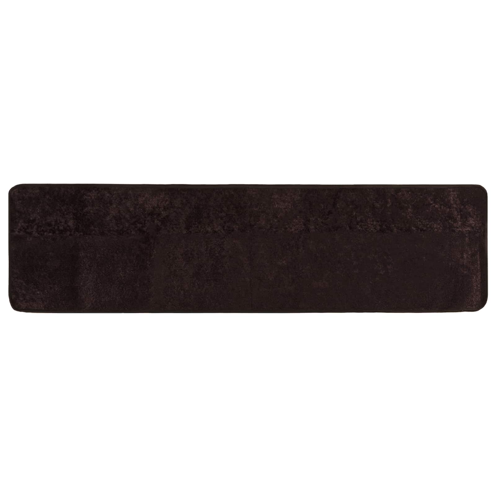 Runner Tappeto MARSA Antracite 80 x 350 cm Poliestere e PVC | homemem39