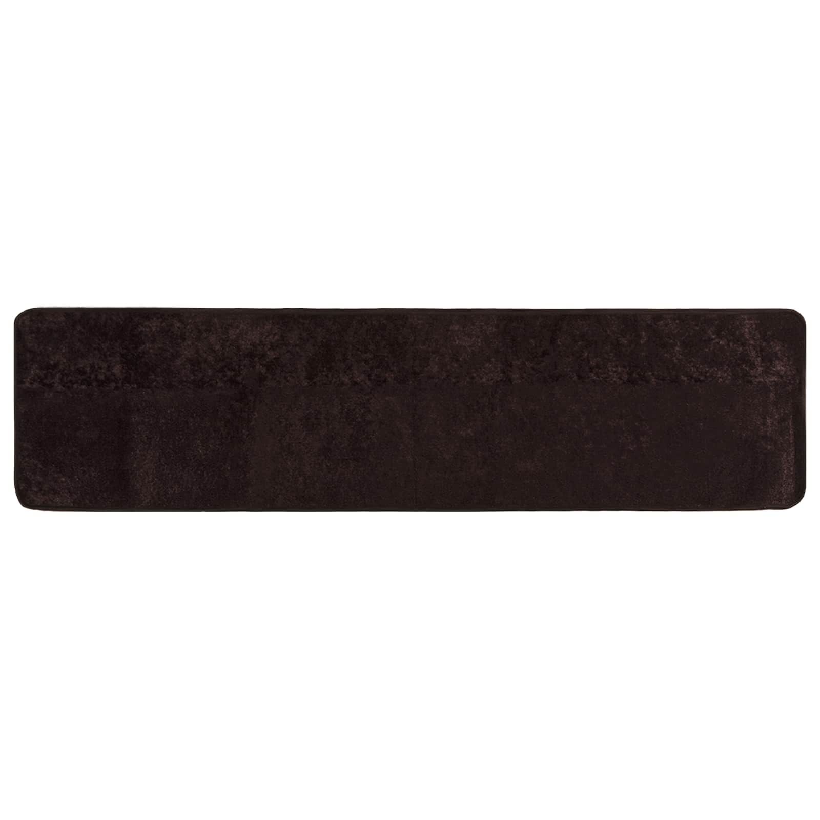 Runner Tappeto MARSA Antracite 80 x 400 cm Poliestere e PVC | homemem39