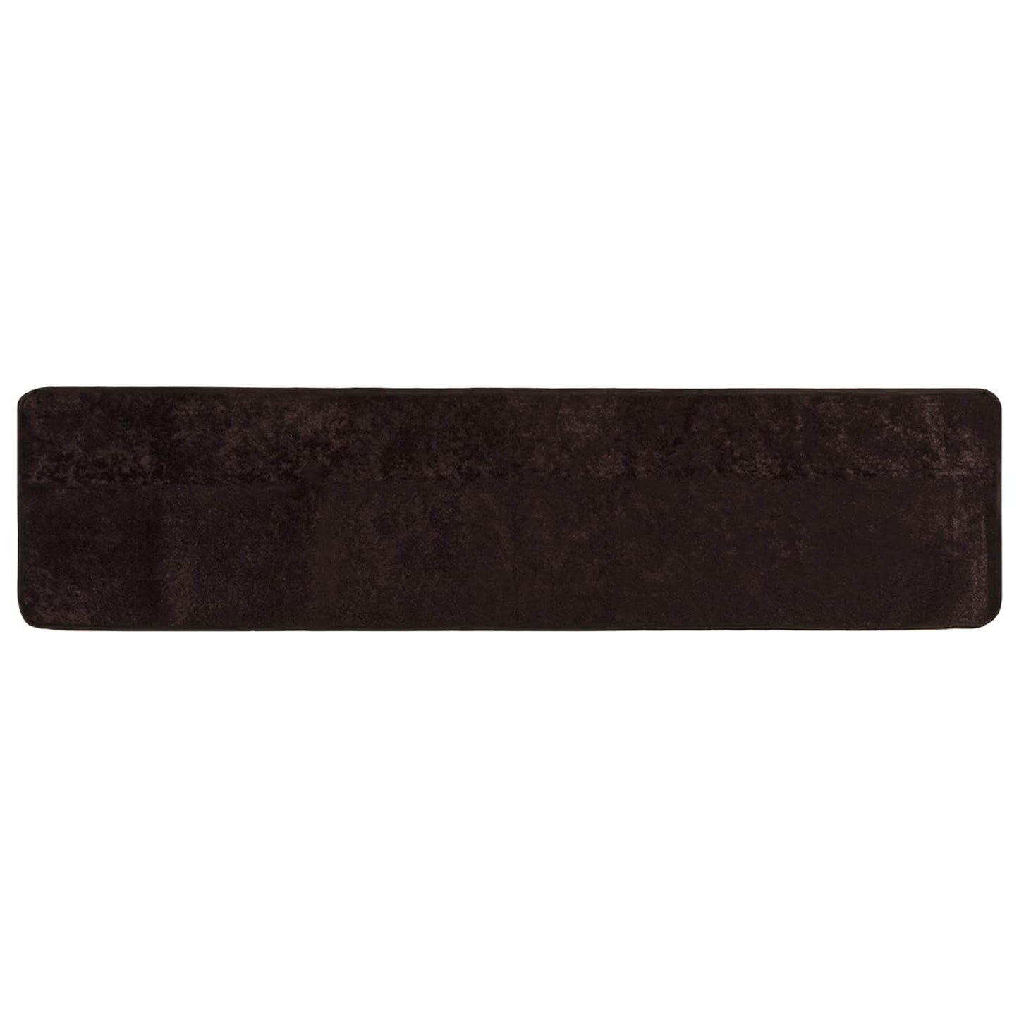 Runner Tappeto MARSA Antracite 80 x 450 cm Poliestere e PVC | homemem39