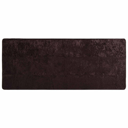 Runner Tappeto MARSA Antracite 100 x 200 cm Poliestere e PVC | homemem39