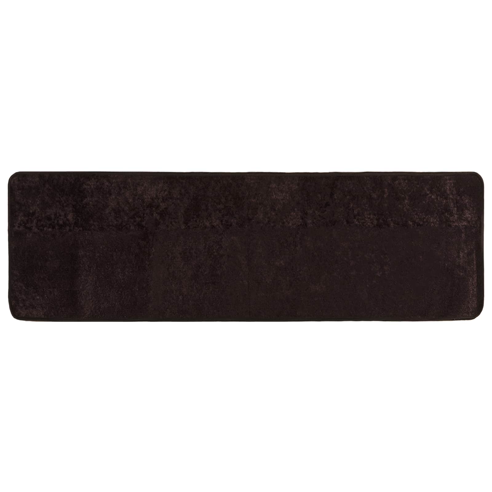 Runner Tappeto MARSA Antracite 100 x 300 cm Poliestere e PVC | homemem39