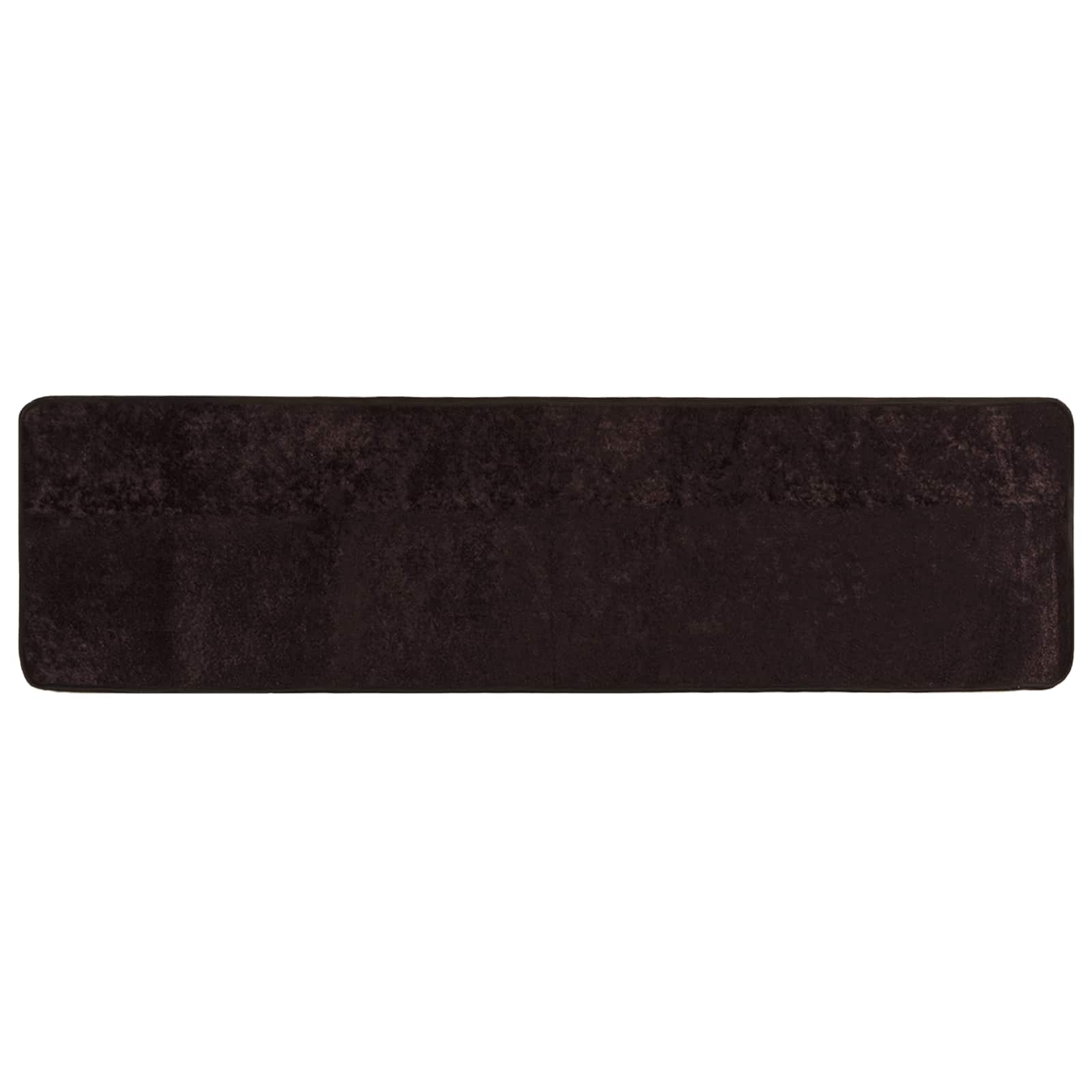 Runner Tappeto MARSA Antracite 100 x 400 cm Poliestere e PVC | homemem39