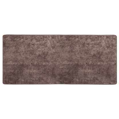 Runner Tappeto MARSA Grigio 50 x 100 cm Poliestere e PVC