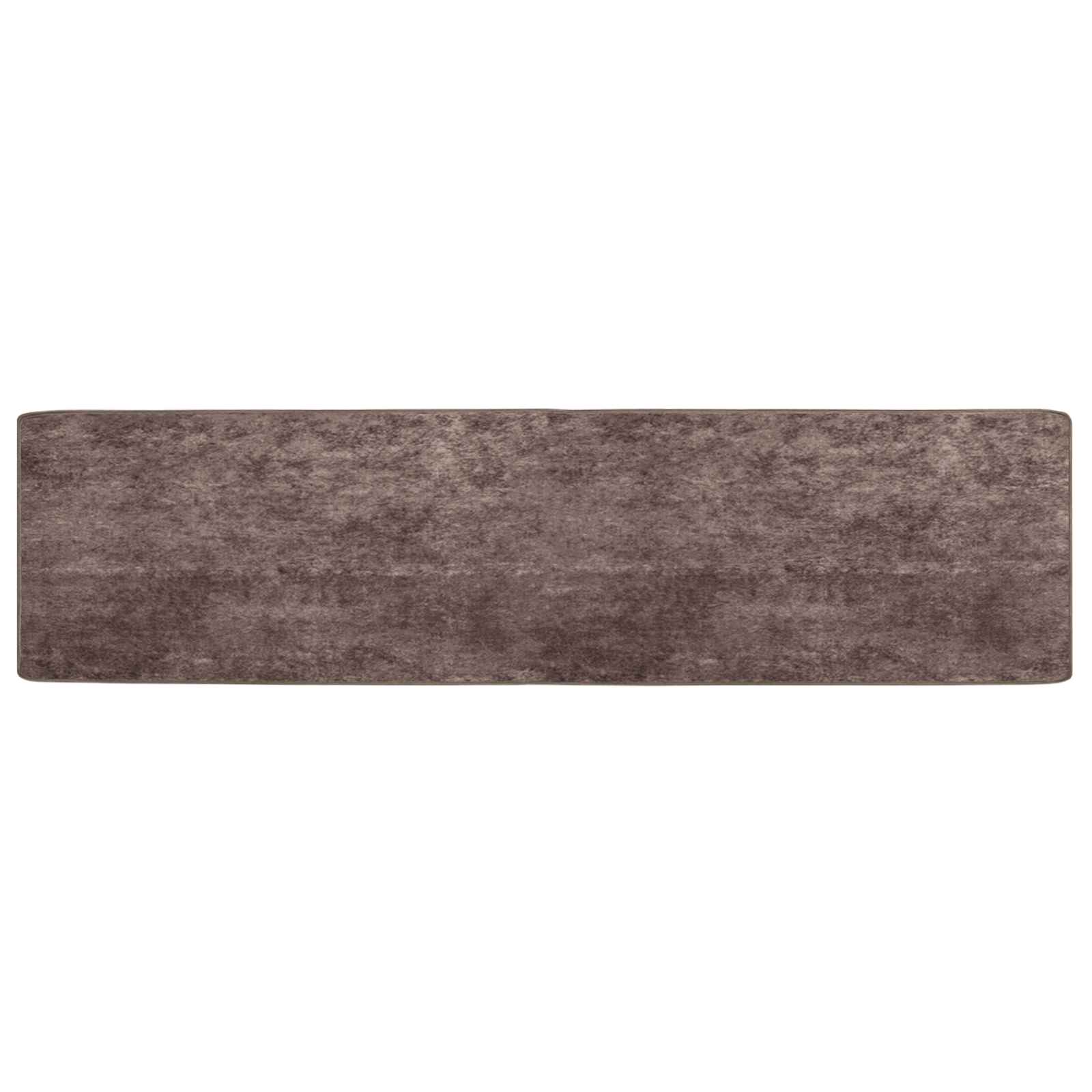 Runner Tappeto MARSA Grigio 50 x 200 cm Poliestere e PVC | homemem39