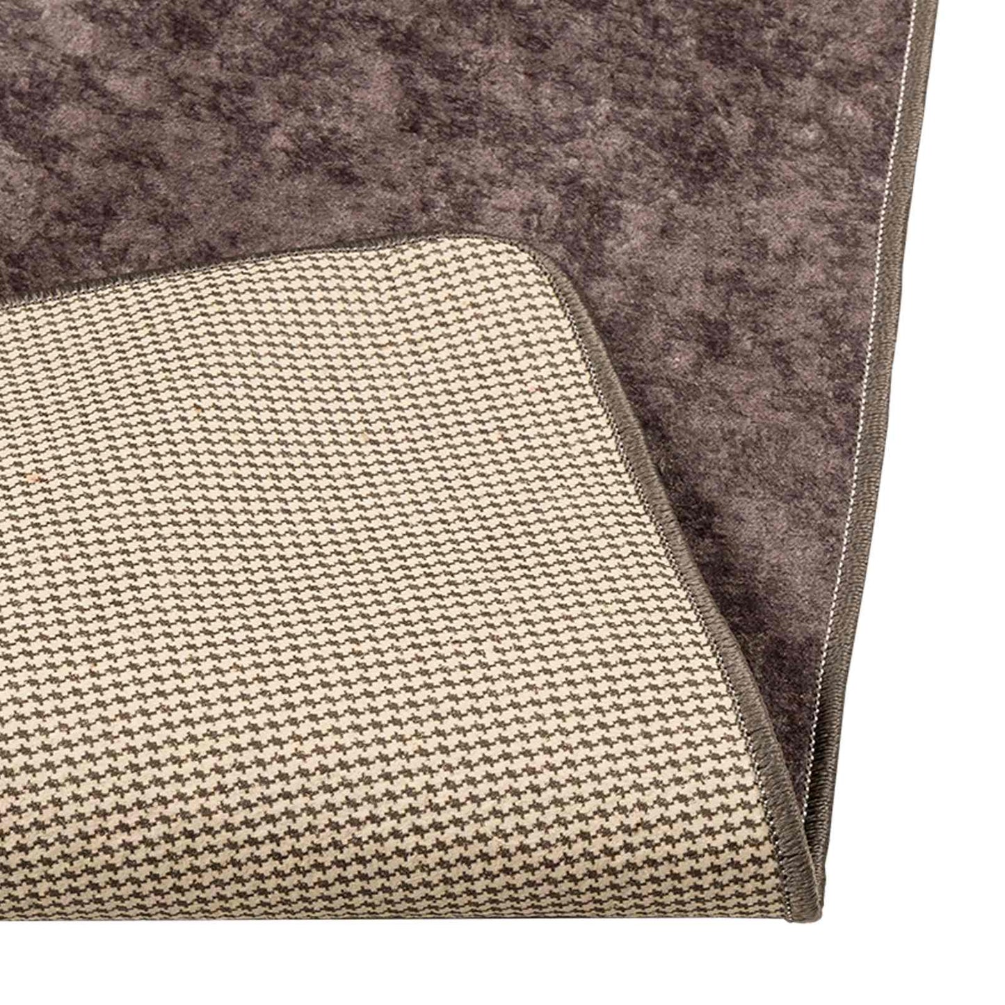 Runner Tappeto MARSA Grigio 80 x 250 cm Poliestere e PVC | homemem39
