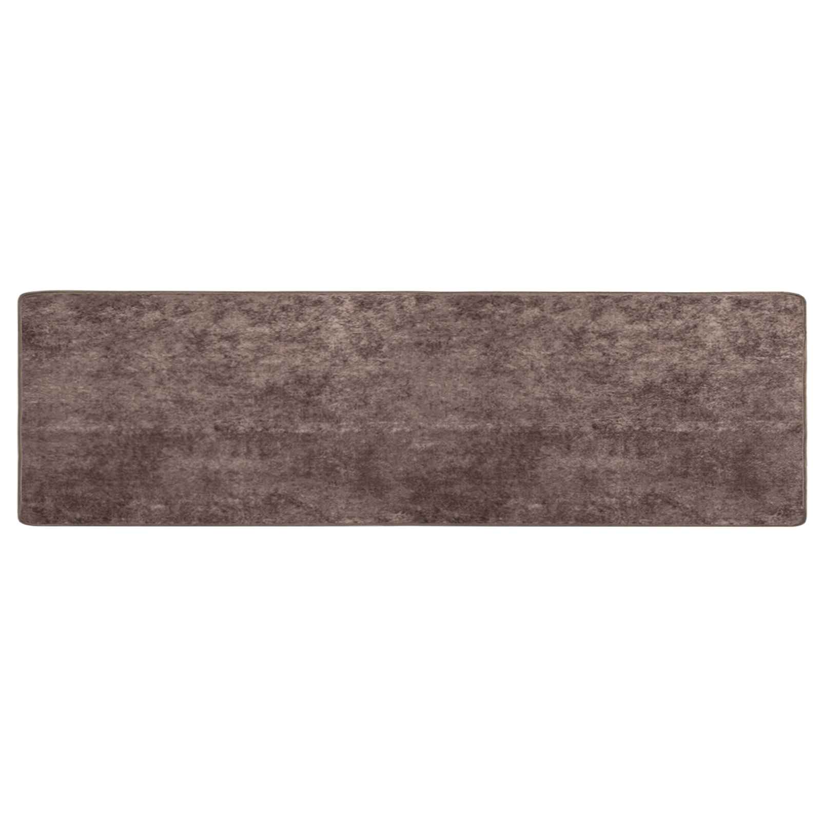 Runner Tappeto MARSA Grigio 80 x 350 cm Poliestere e PVC | homemem39