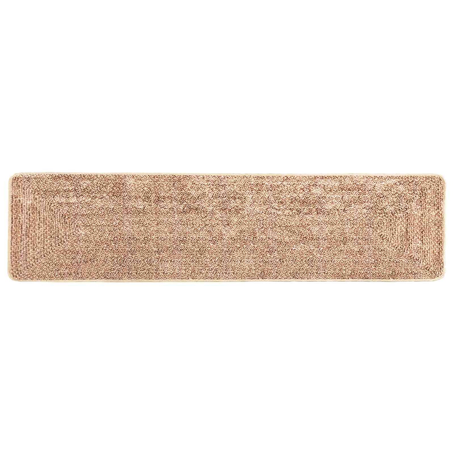 Runner Tappeto MARSA Giallo 80 x 450 cm Poliestere e PVC | homemem39