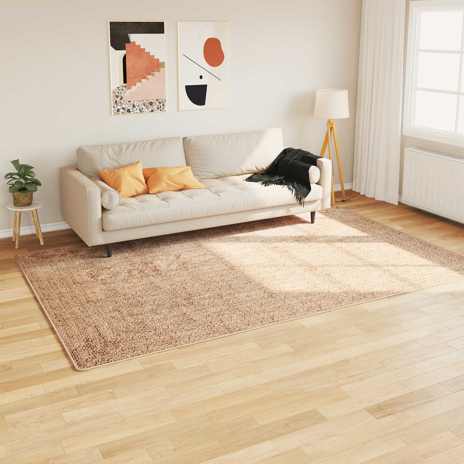 Runner Tappeto MARSA Giallo 190 x 300 cm Poliestere e PVC | homemem39