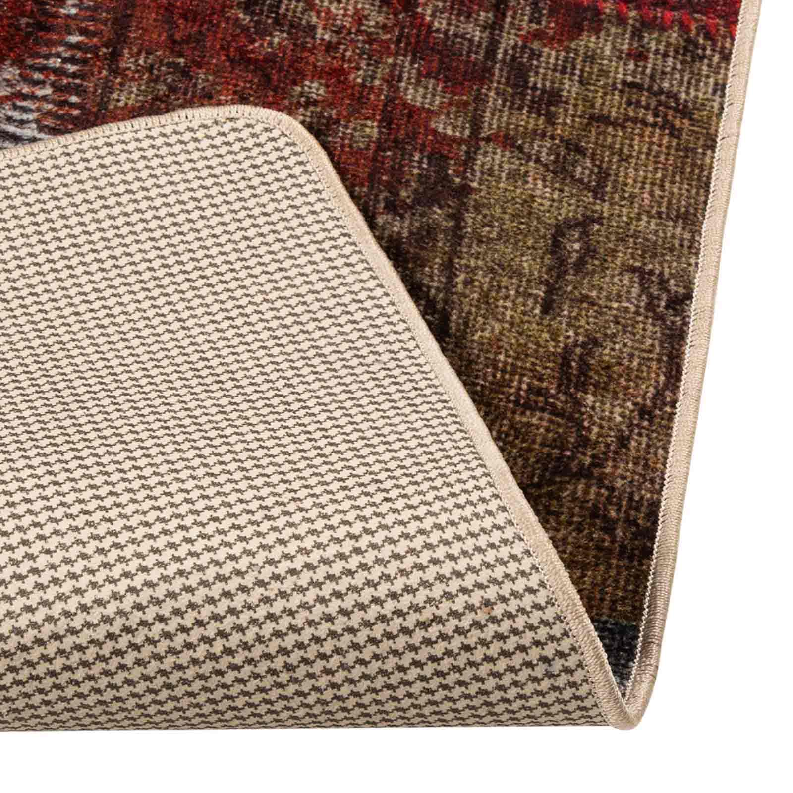Runner Tappeto MARSA Multicolore 50 x 400 cm Poliestere e PVC | homemem39