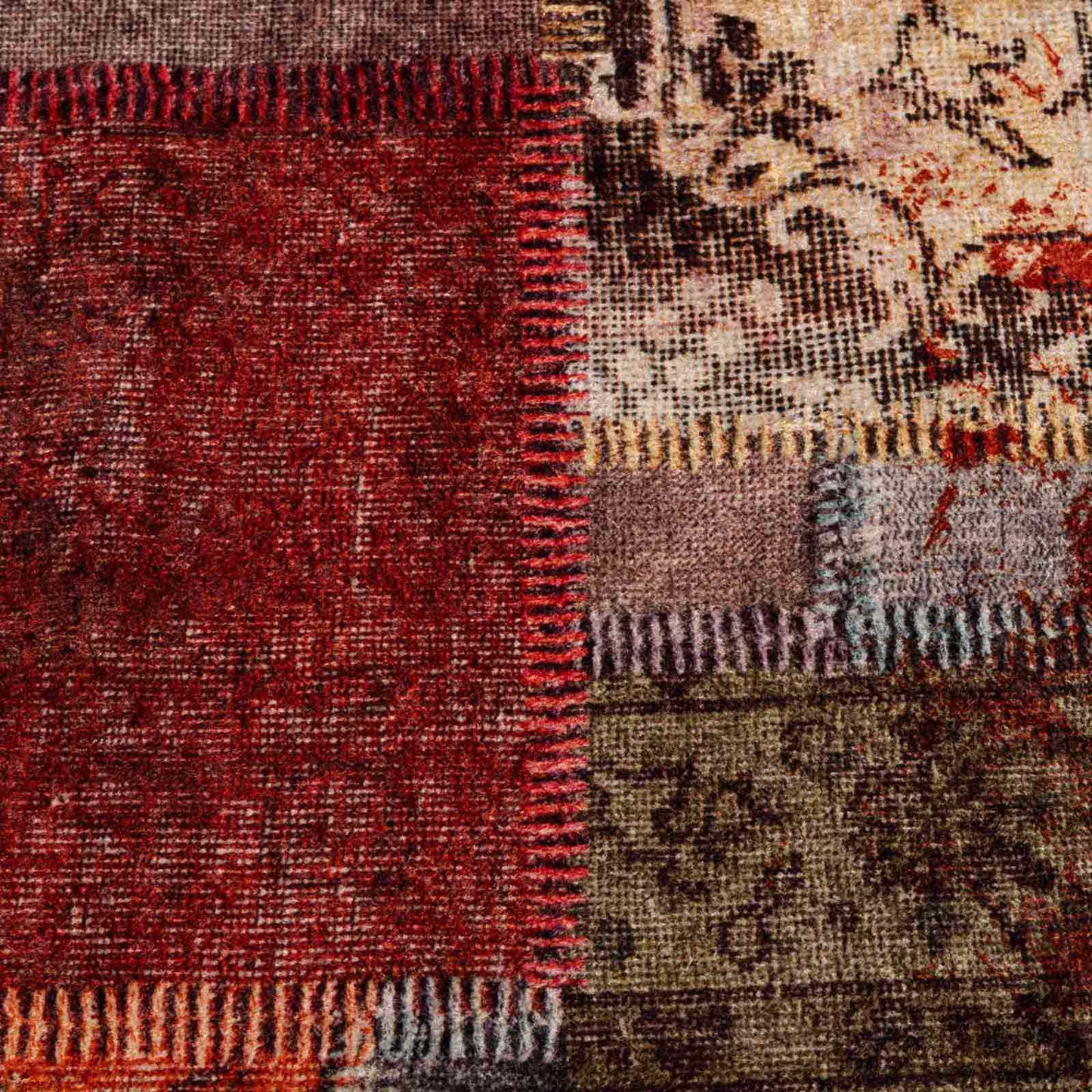 Runner Tappeto MARSA Multicolore 80 x 200 cm Poliestere e PVC | homemem39