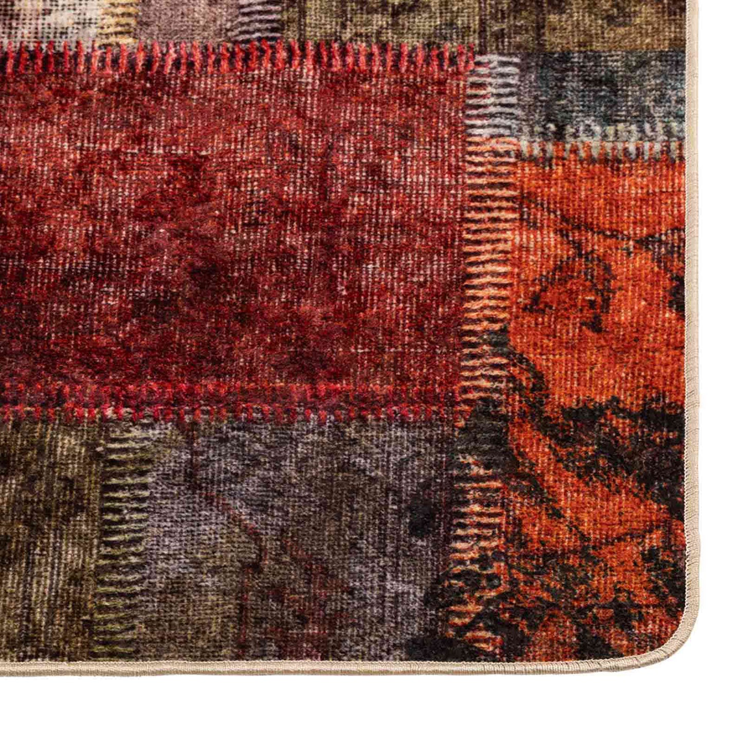 Runner Tappeto MARSA Multicolore 80 x 250 cm Poliestere e PVC | homemem39