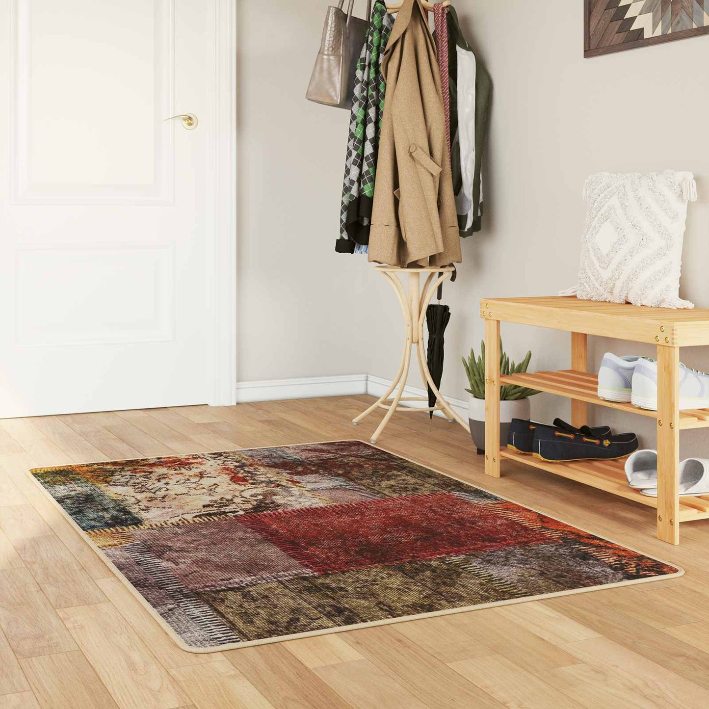 Runner Tappeto MARSA Multicolore 100 x 150 cm Poliestere e PVC | homemem39