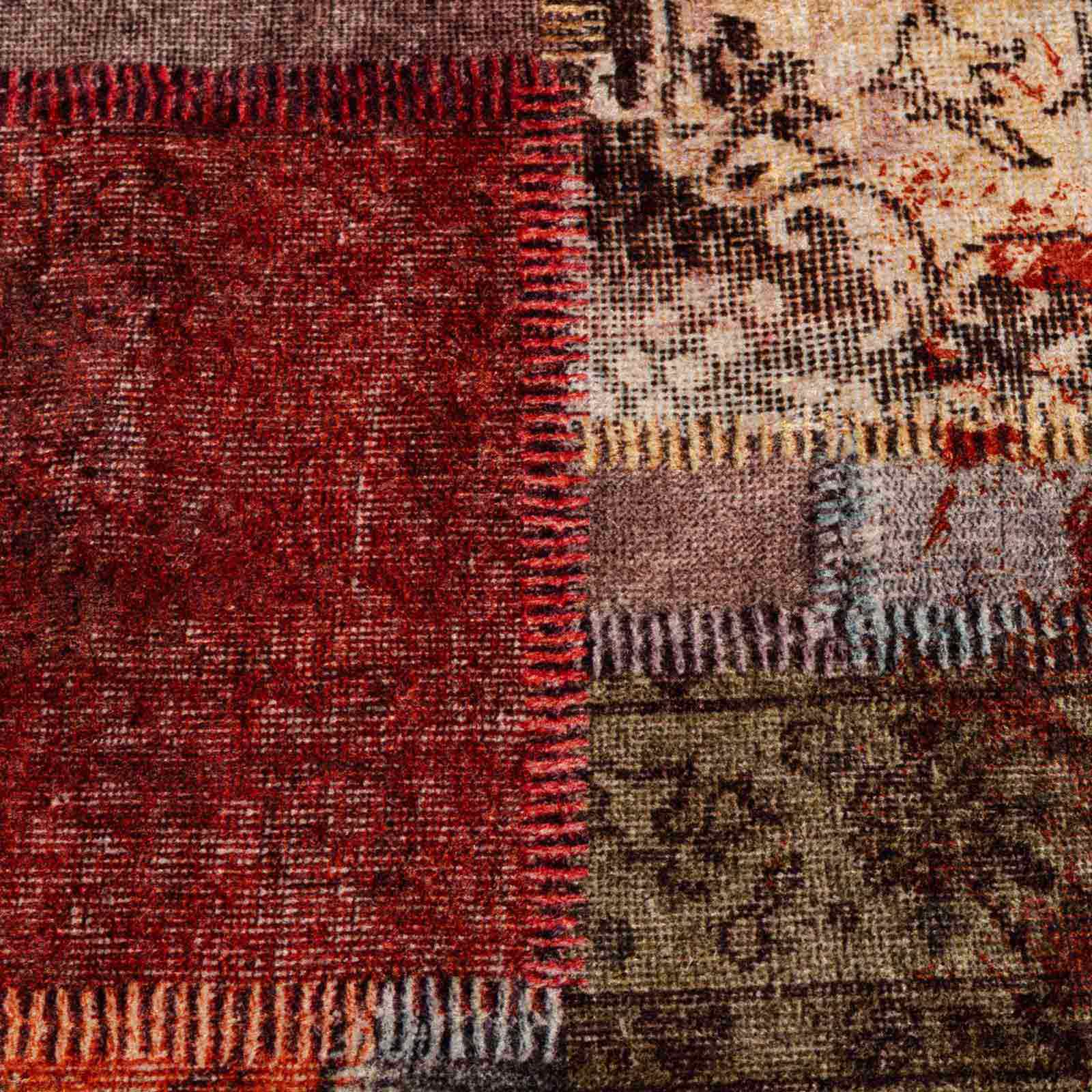 Runner Tappeto MARSA Multicolore 100 x 350 cm Poliestere e PVC | homemem39