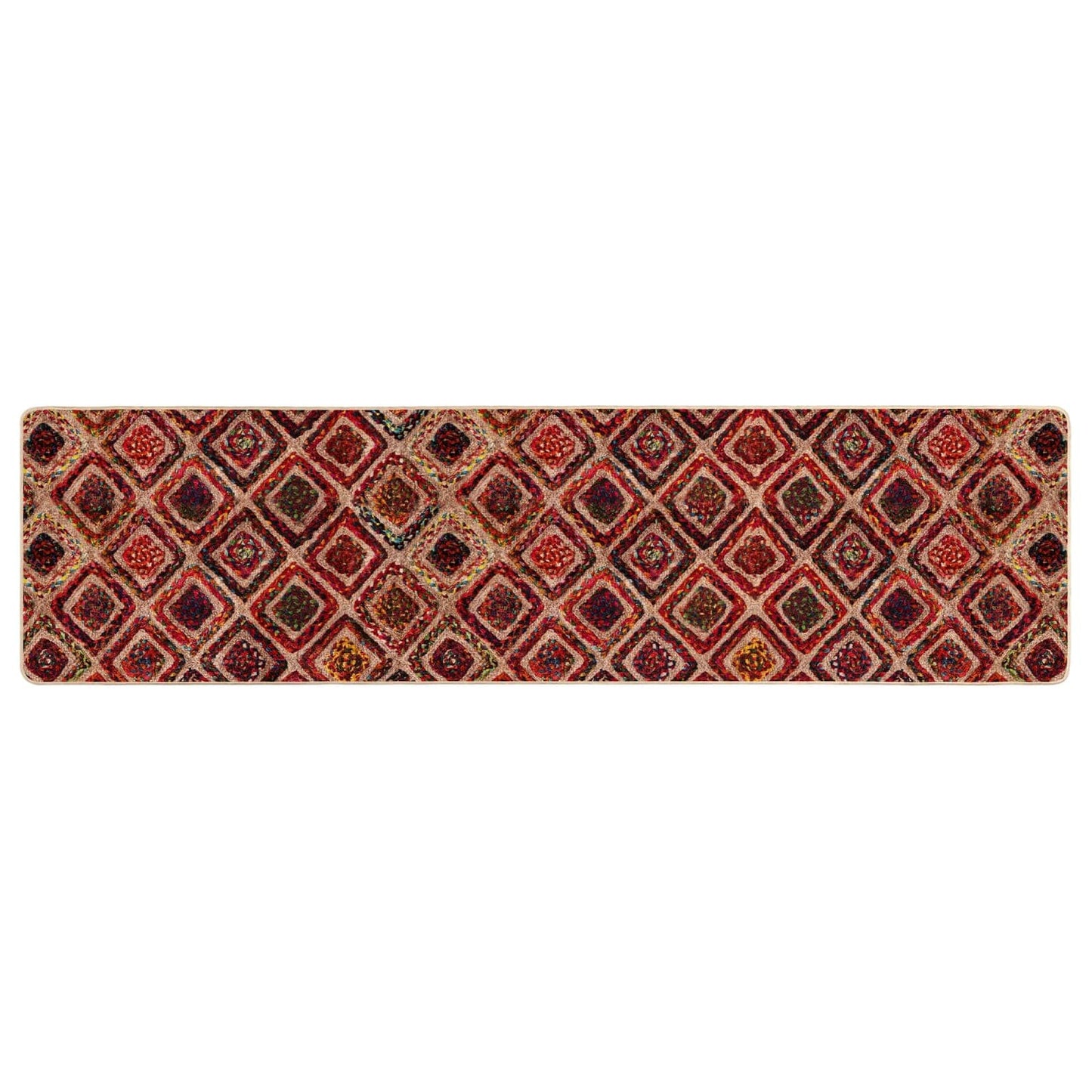 Runner Tappeto MARSA Multicolore 80 x 250 cm Poliestere e PVC | homemem39