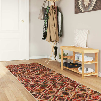 Runner Tappeto MARSA Multicolore 80 x 400 cm Poliestere e PVC | homemem39