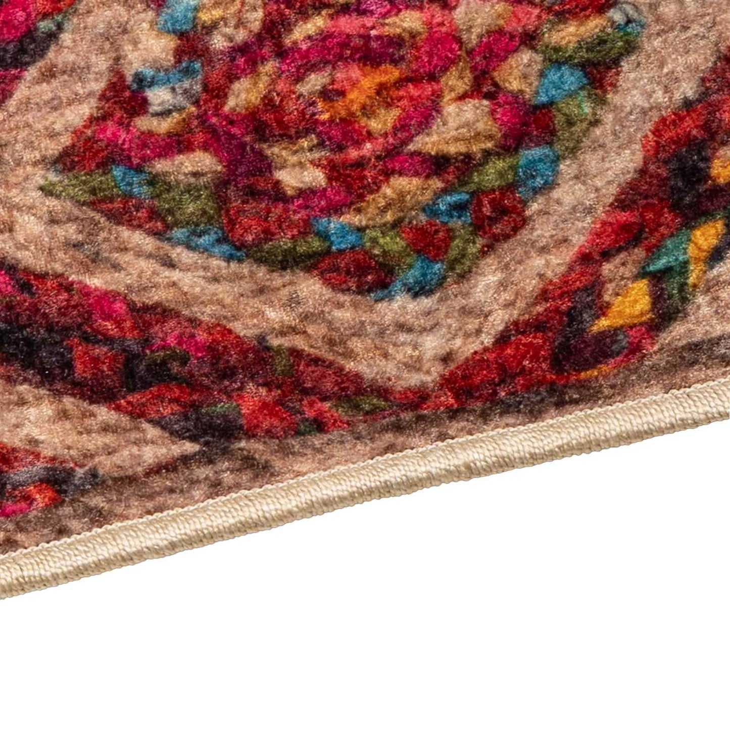 Runner Tappeto MARSA Multicolore 80 x 450 cm Poliestere e PVC