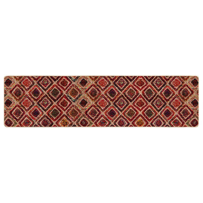 Runner Tappeto MARSA Multicolore 80 x 450 cm Poliestere e PVC