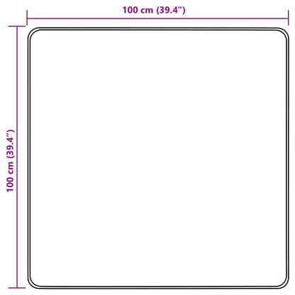 Runner Tappeto MARSA Multicolore 100 x 100 cm Poliestere e PVC | homemem39