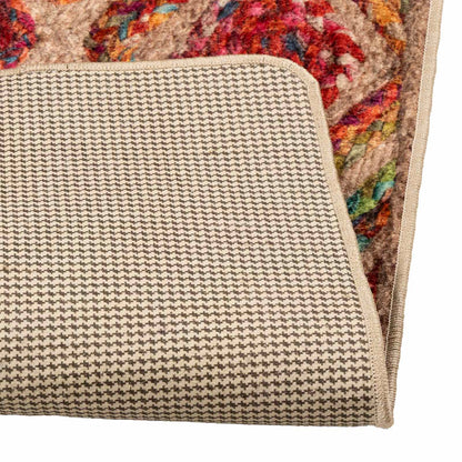 Runner Tappeto MARSA Multicolore 100 x 400 cm Poliestere e PVC
