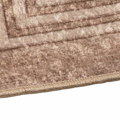 Runner Tappeto MARSA Bianco 50 x 150 cm Poliestere e PVC