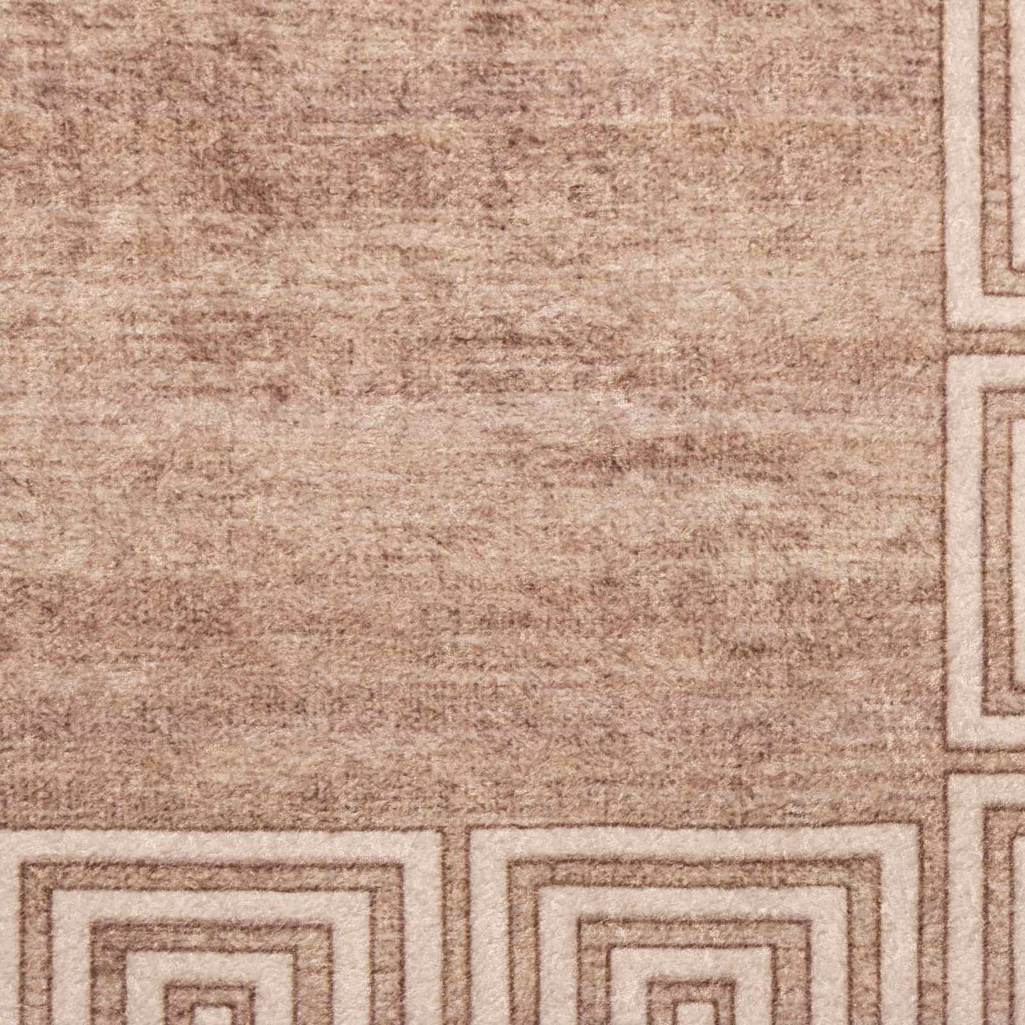 Runner Tappeto MARSA Bianco 50 x 250 cm Poliestere e PVC | homemem39