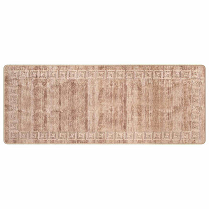 Runner Tappeto MARSA Bianco 80 x 200 cm Poliestere e PVC