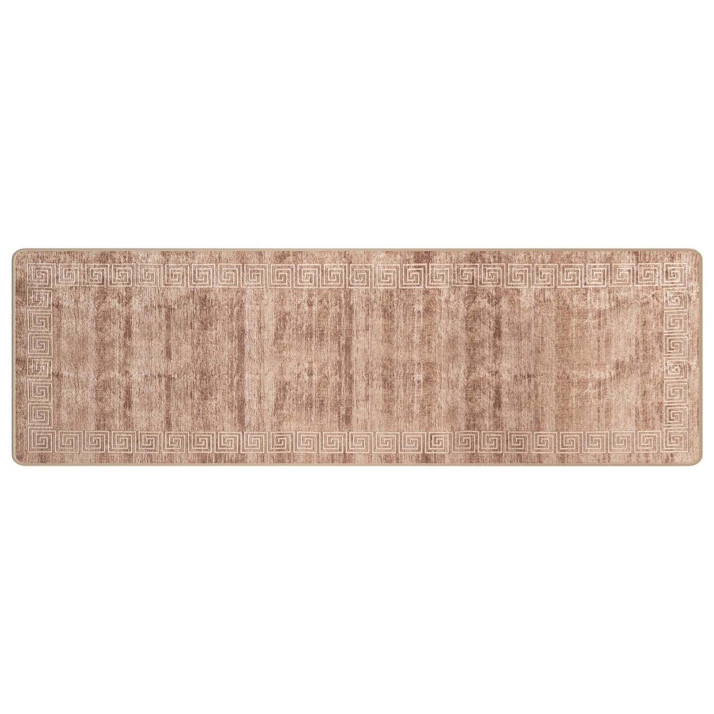 Runner Tappeto MARSA Bianco 80 x 400 cm Poliestere e PVC | homemem39